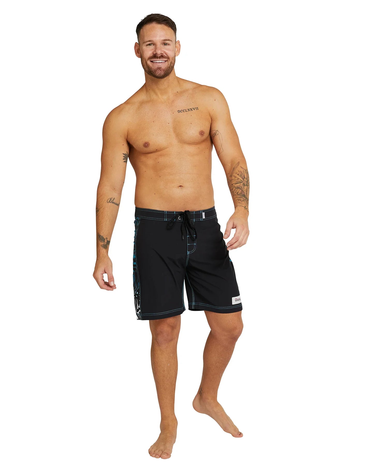 Mens - Boardrider Boardshort - Whirlpool - Black