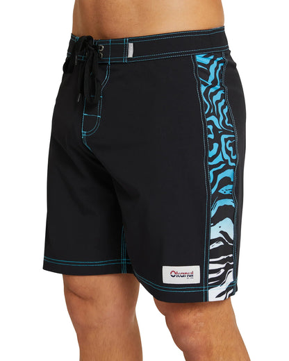Mens - Boardrider Boardshort - Whirlpool - Black