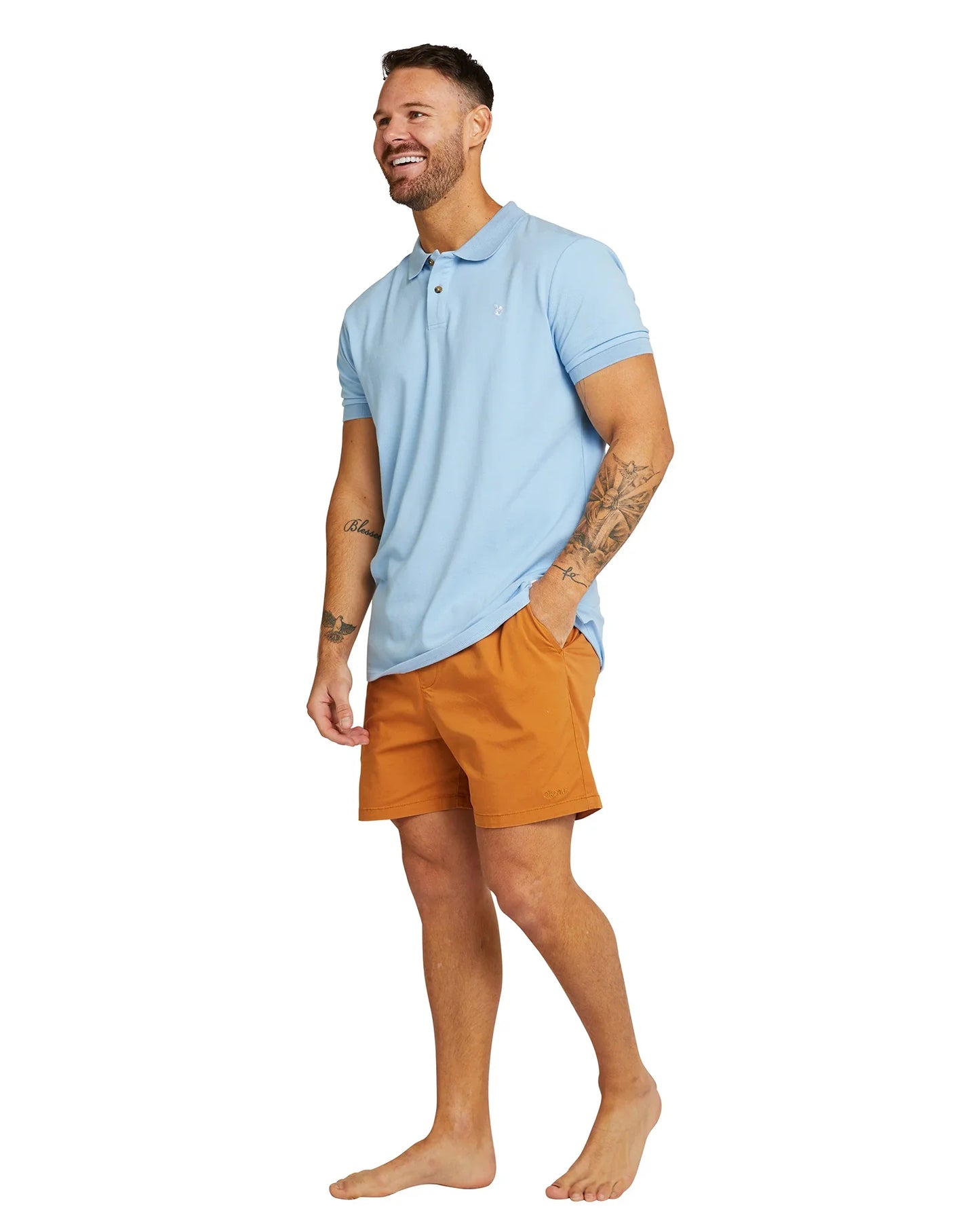 Mens - Polo Shirt - Classic - Ice Blue