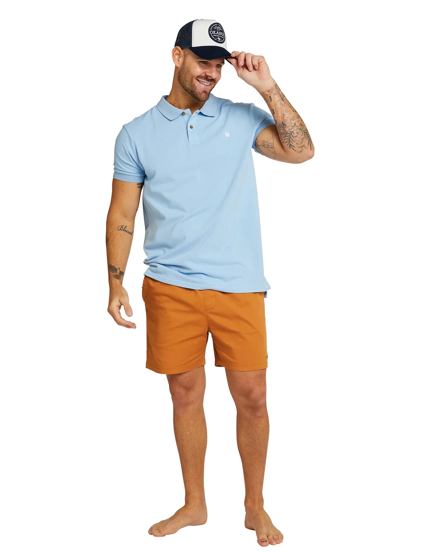 Mens - Polo Shirt - Classic - Ice Blue