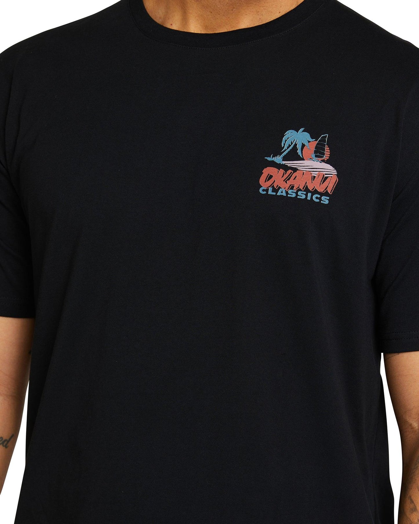 Mens -  T-Shirt  - Horizons - Black