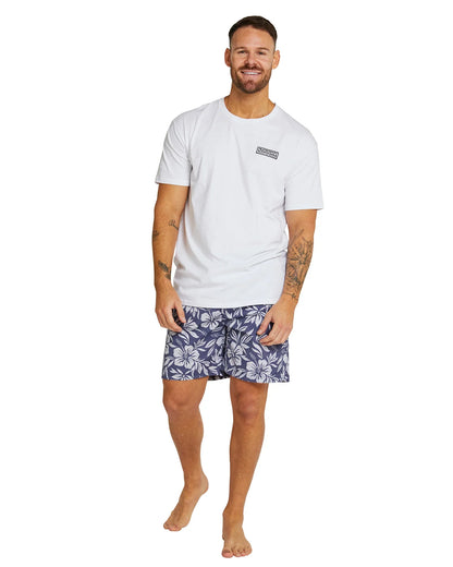 Mens -  T-Shirt  - Soundwave - White