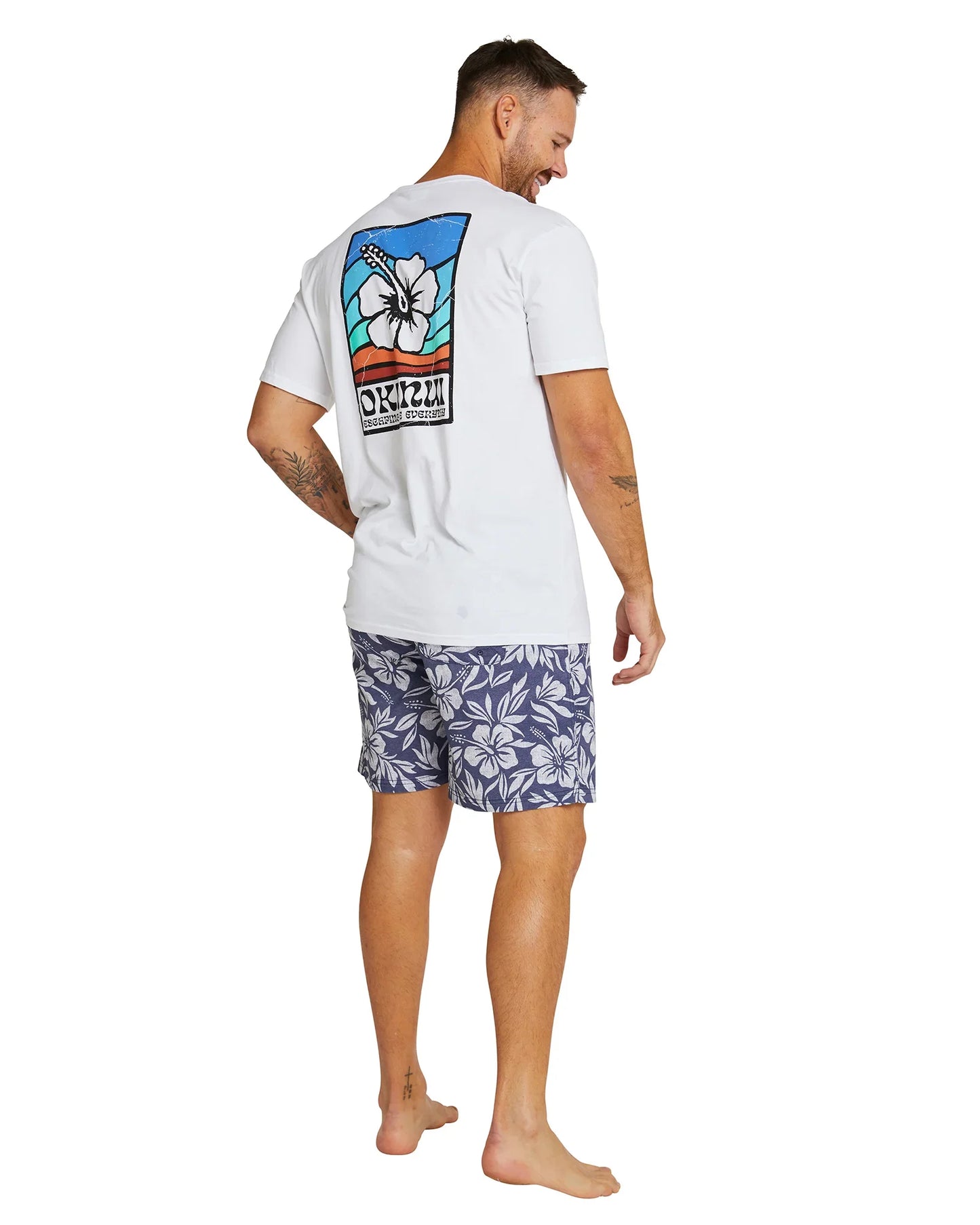 Mens -  T-Shirt  - Soundwave - White