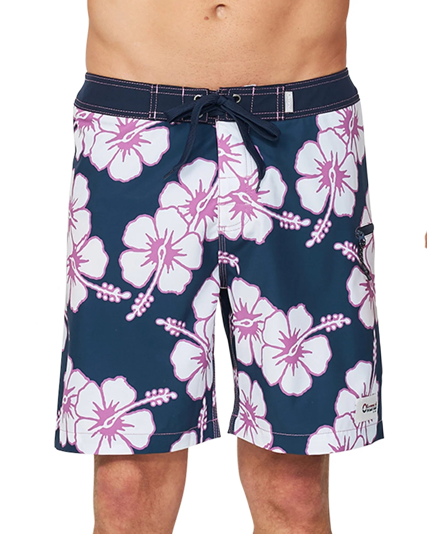 Mens - Boardrider Boardshort - Way Back When - Navy Purple