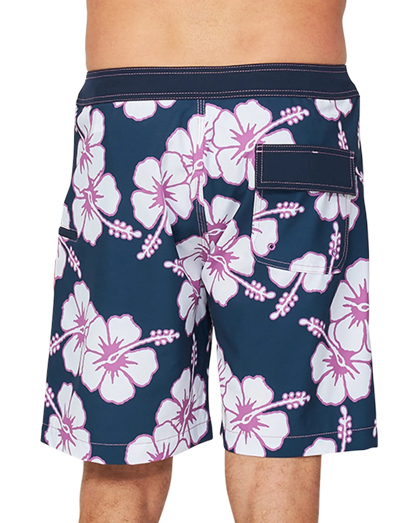 Mens - Boardrider Boardshort - Way Back When - Navy Purple