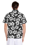 Mens - Classic Shirts - Hibiscus Black