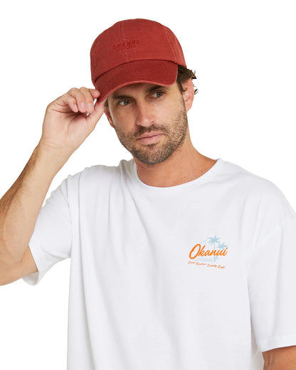Mens - Cap - Classic Wash Cap - Rust Acid Wash