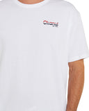 Mens - T-Shirt - Classic Badge - White