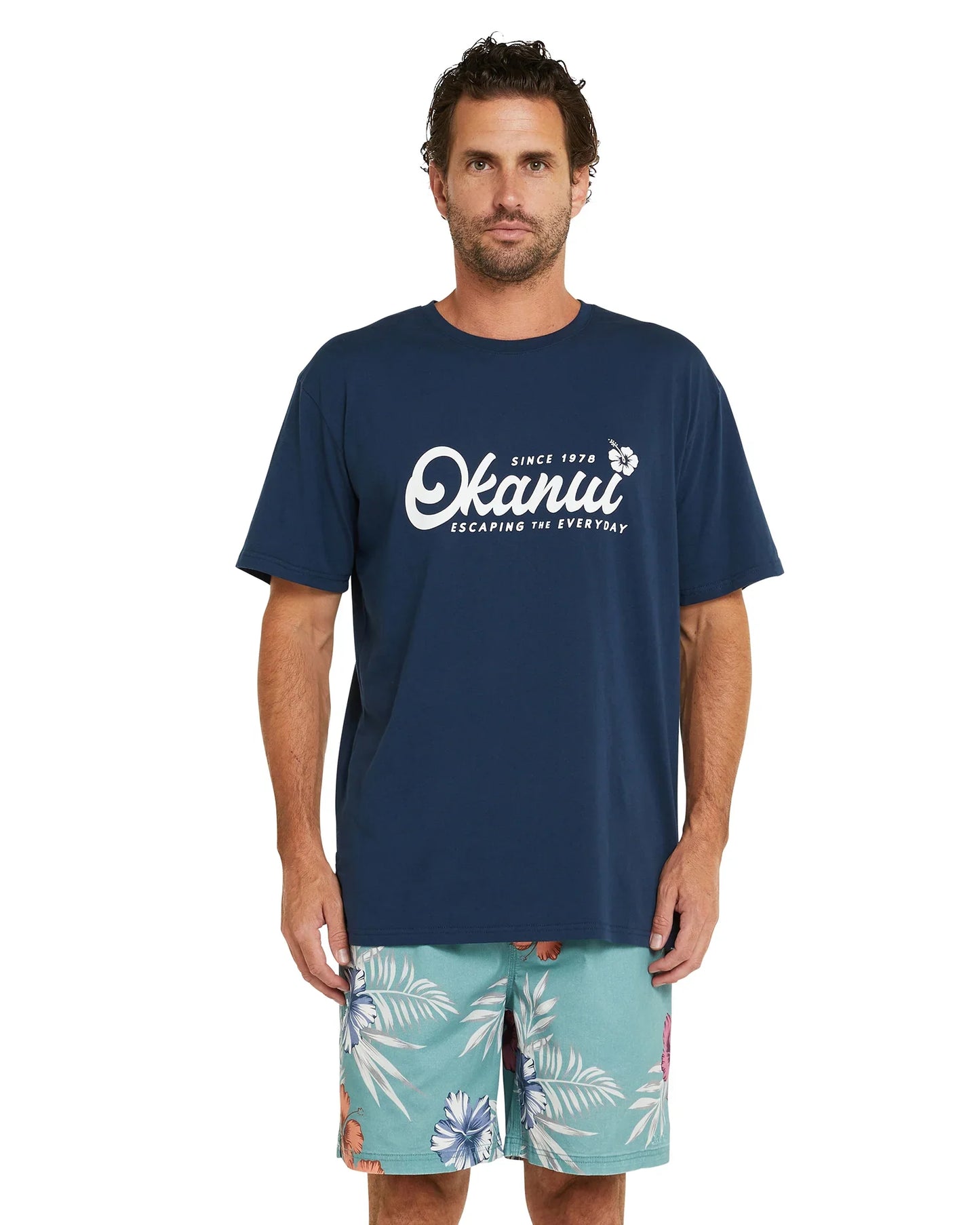 Mens - T's - Old Staple - Navy