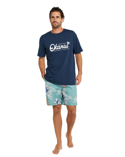 Mens - T's - Old Staple - Navy