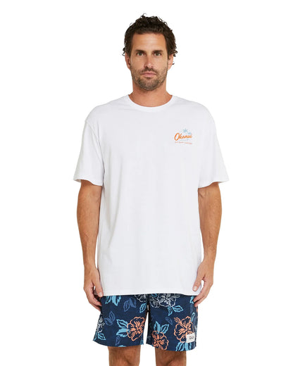Mens - T's - Palm Drive Thru - White