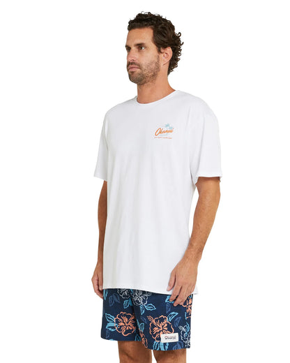 Mens - T's - Palm Drive Thru - White