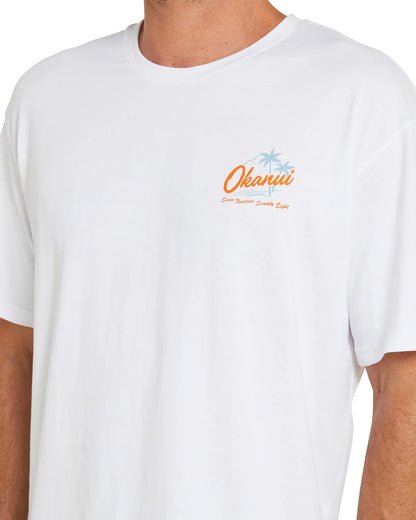 Mens - T's - Palm Drive Thru - White