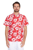 Mens - Classic Shirts - Hibiscus Red