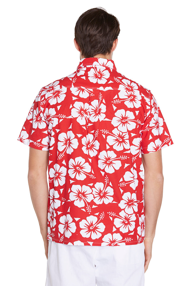 Mens - Classic Shirts - Hibiscus Red