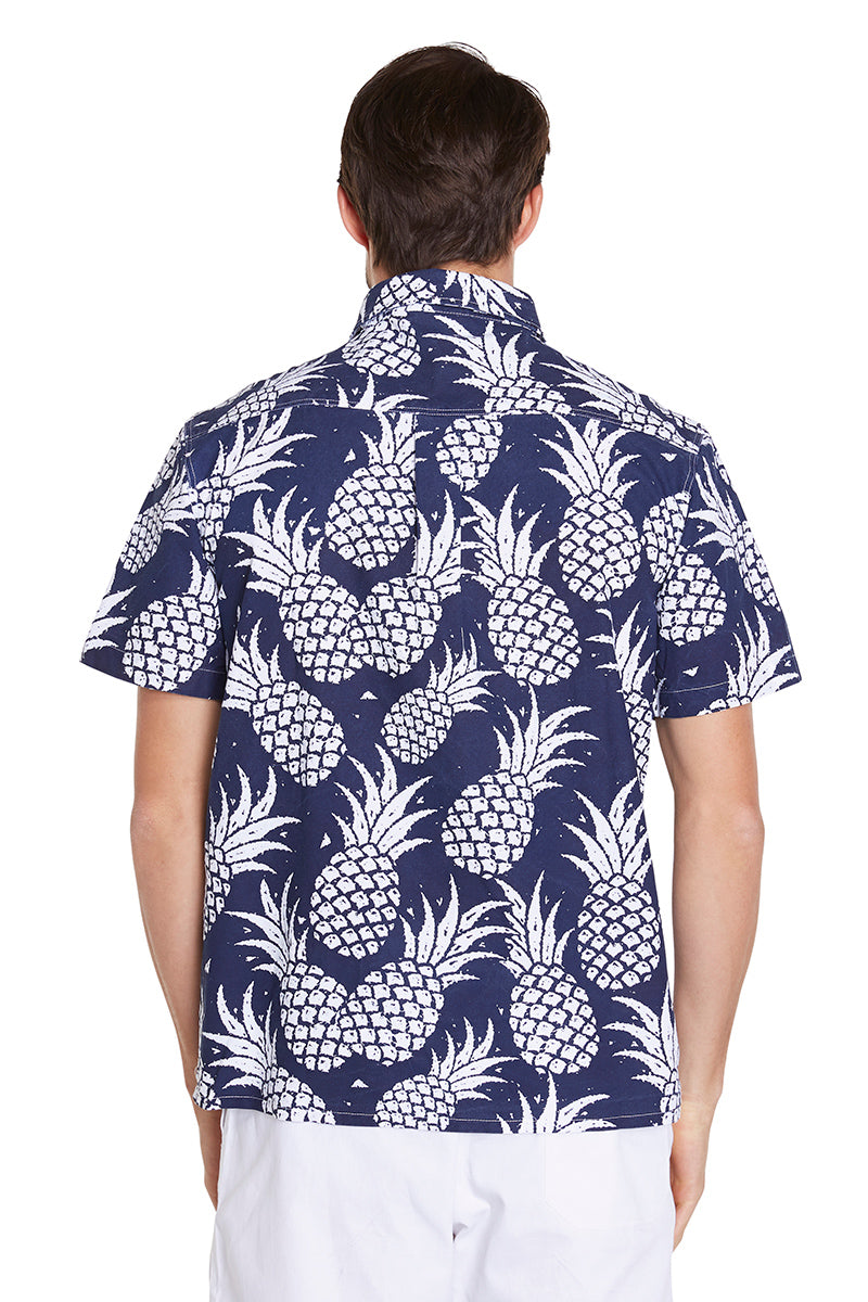 Mens - Classic Shirts - Pineapple Navy
