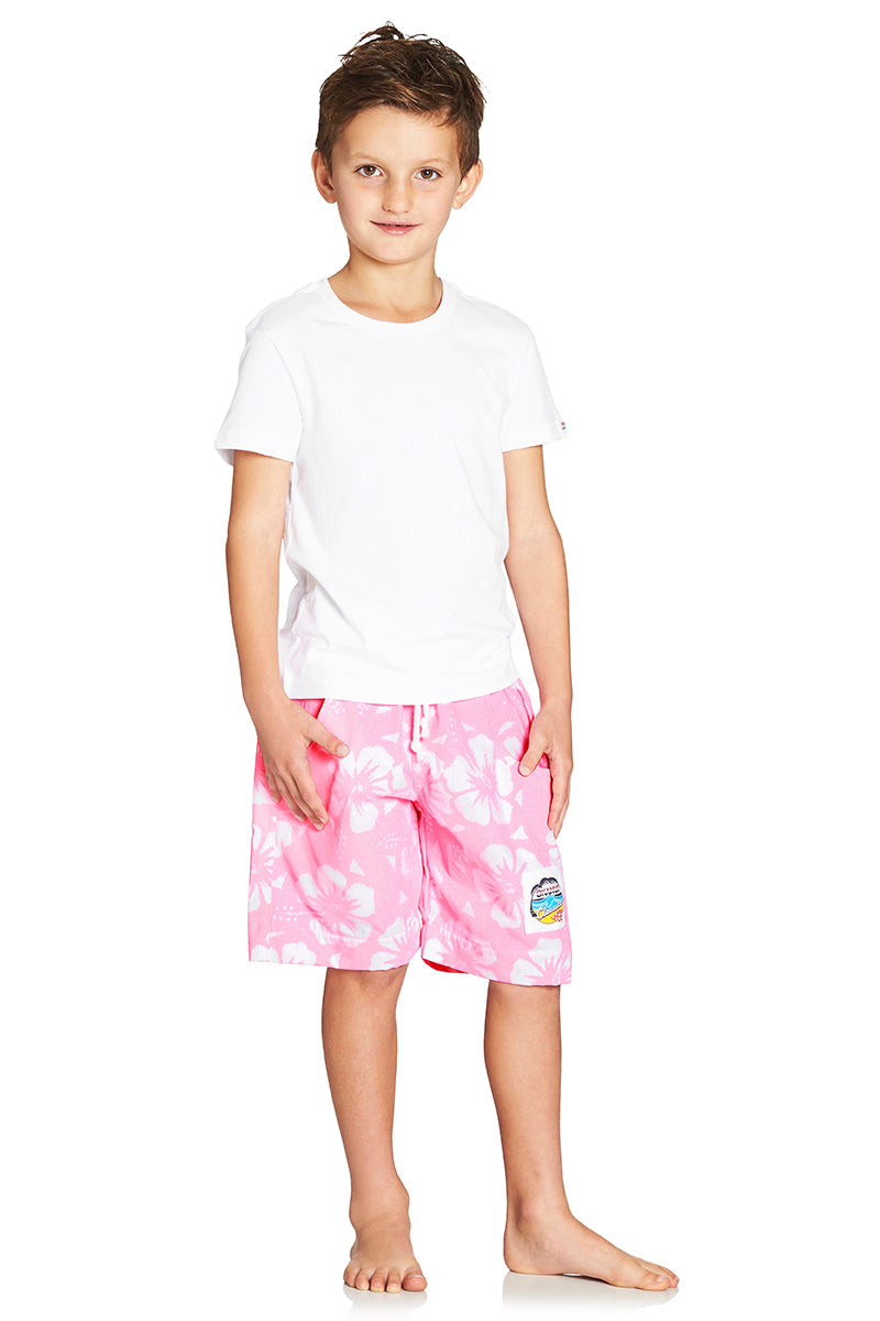 Kids Classic Shorts - Hibiscus Pale Pink