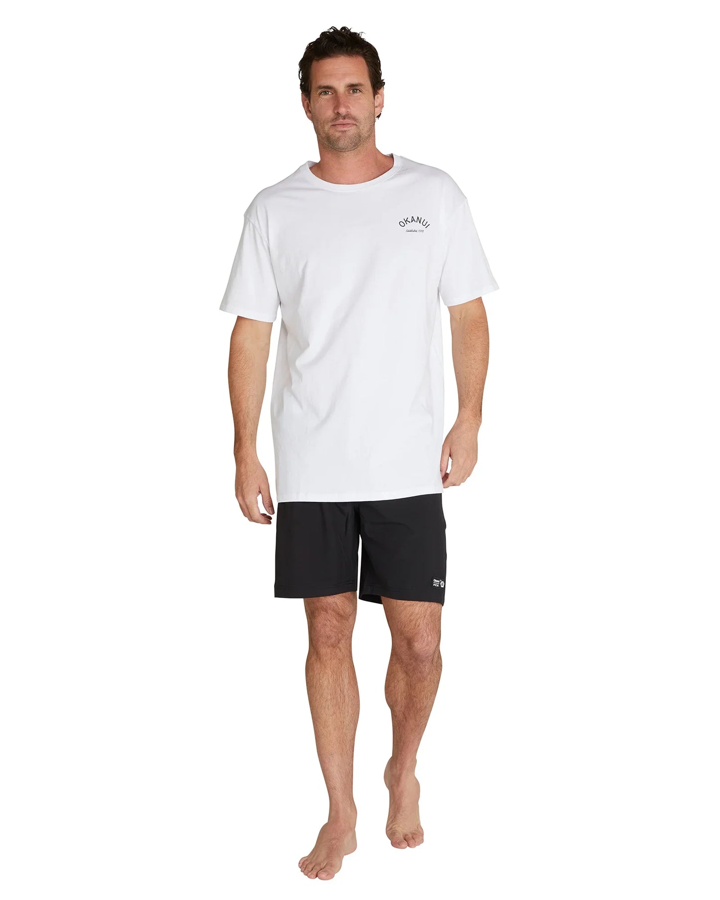 Mens - Boardrider Boardshorts - FCS X Okanui  - Black