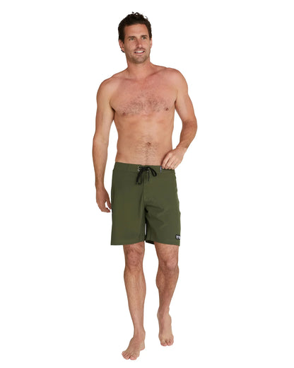 Mens - Boardrider Boardshorts - FCS X Okanui  - Olive