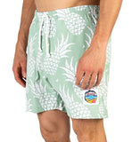 Mens - Classic Short Shorts - Pineapples Mint