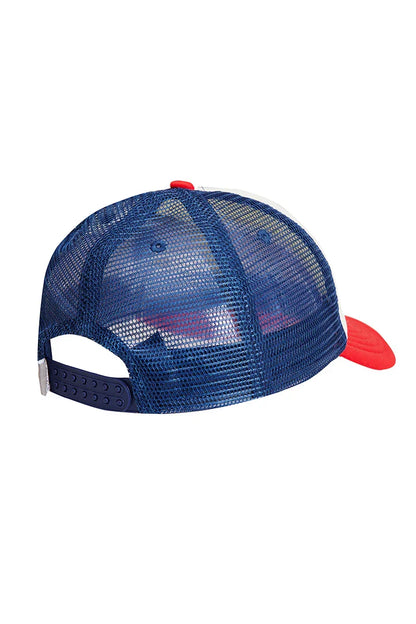 Okanui Trucker Cap - Navy Red White