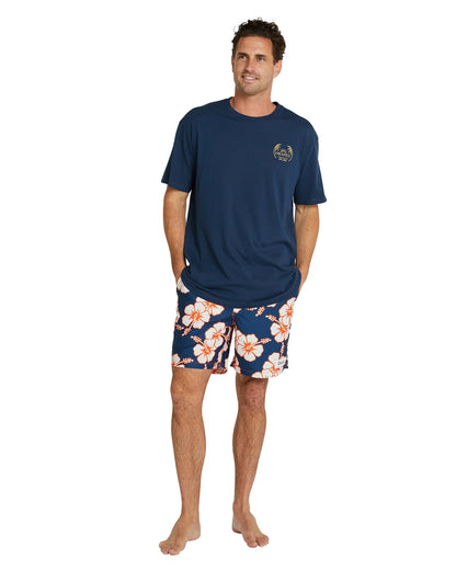 Mens - T-Shirt - Scenic Route - Navy