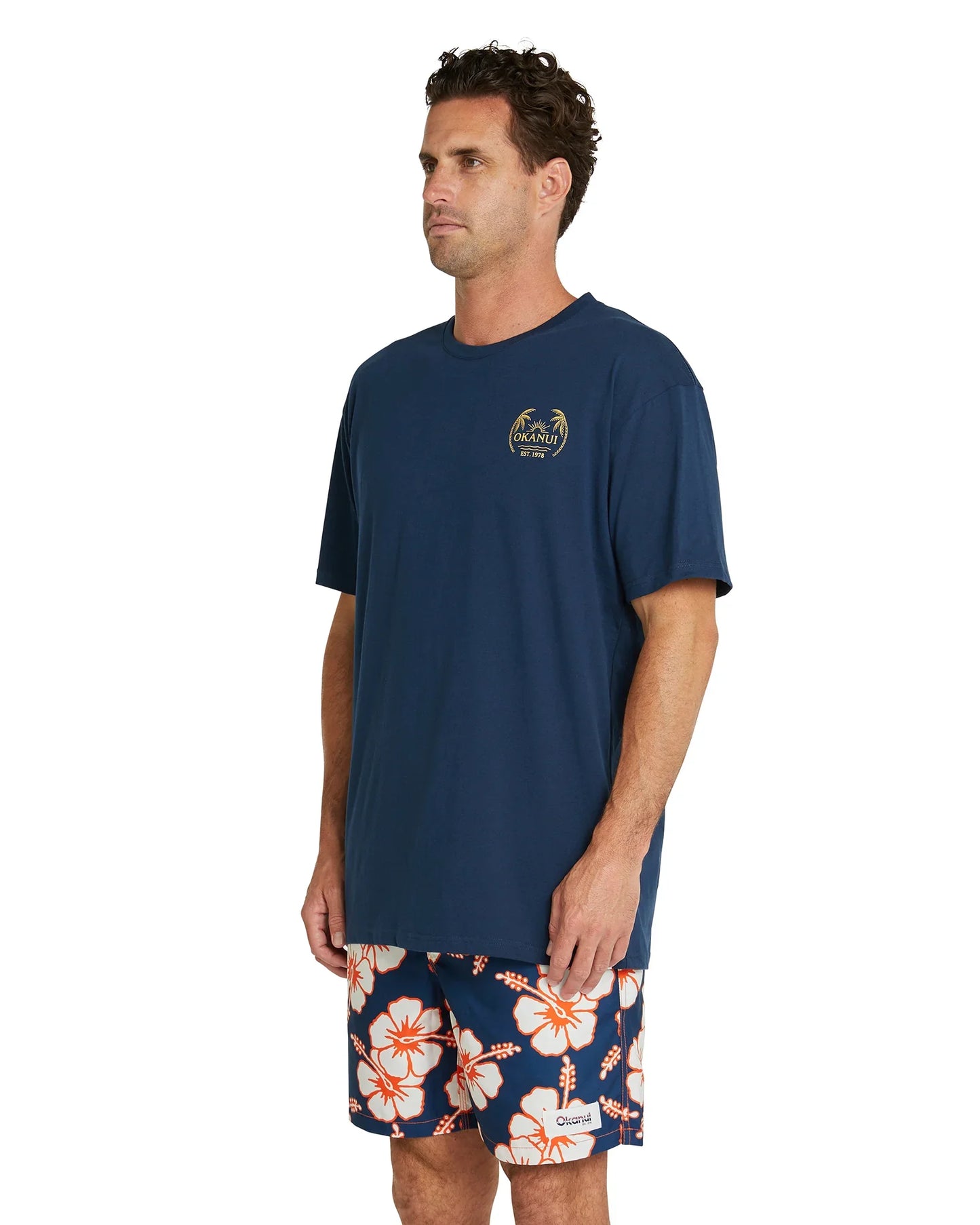 Mens - T-Shirt - Scenic Route - Navy