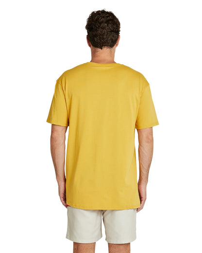Mens - T-Shirt - Staple Pocket - Ochre
