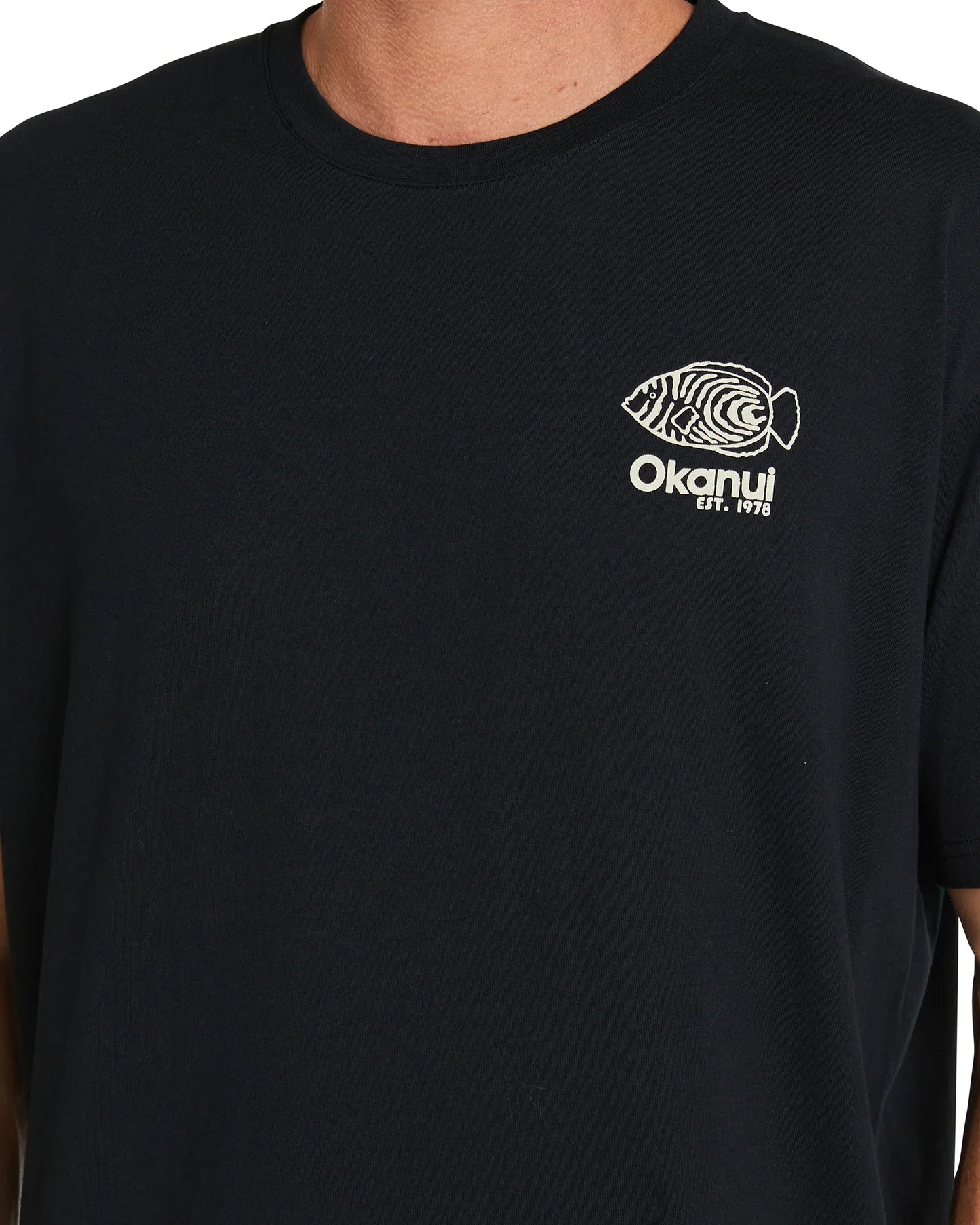 Mens - T-Shirt - Tri Fish - Black