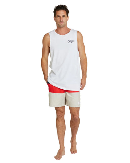 Mens - Tank Singlet - Vanlife - White
