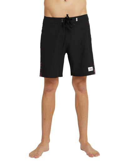 Mens - Boardrider Boardshort - Triffids - Black Rum