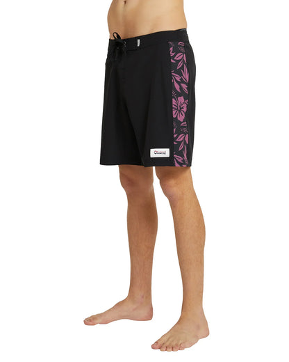 Mens - Boardrider Boardshort - Triffids - Black Rum