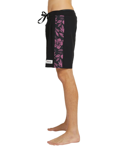 Mens - Boardrider Boardshort - Triffids - Black Rum