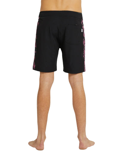 Mens - Boardrider Boardshort - Triffids - Black Rum
