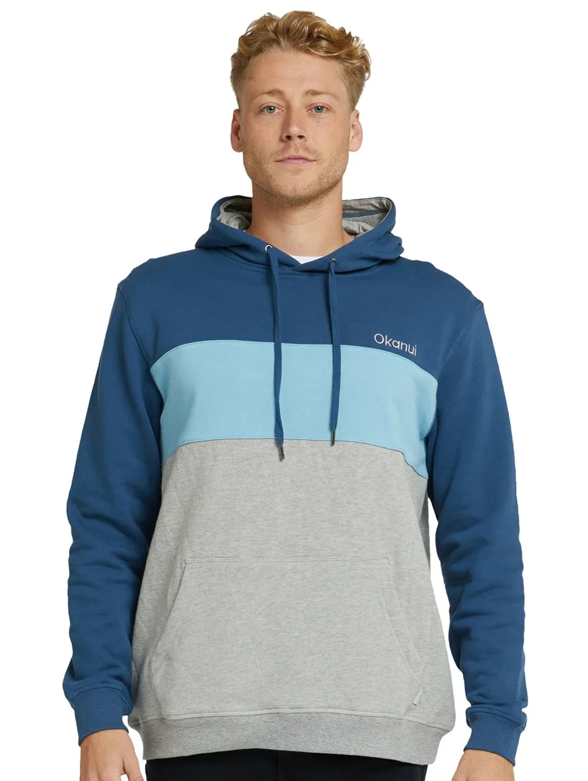 Mens - Hoodie - Versus - Grey Navy