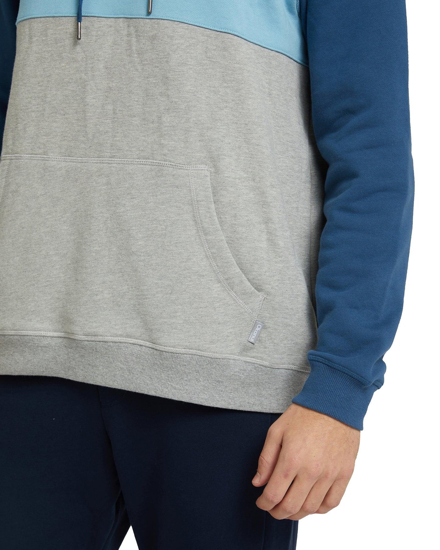 Mens - Hoodie - Versus - Grey Navy