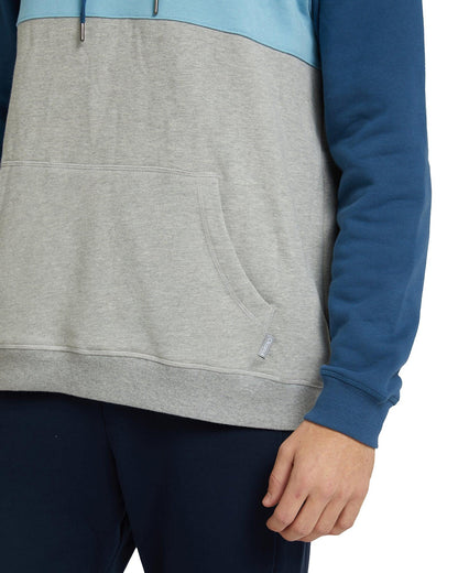 Mens - Hoodie - Versus - Grey Navy