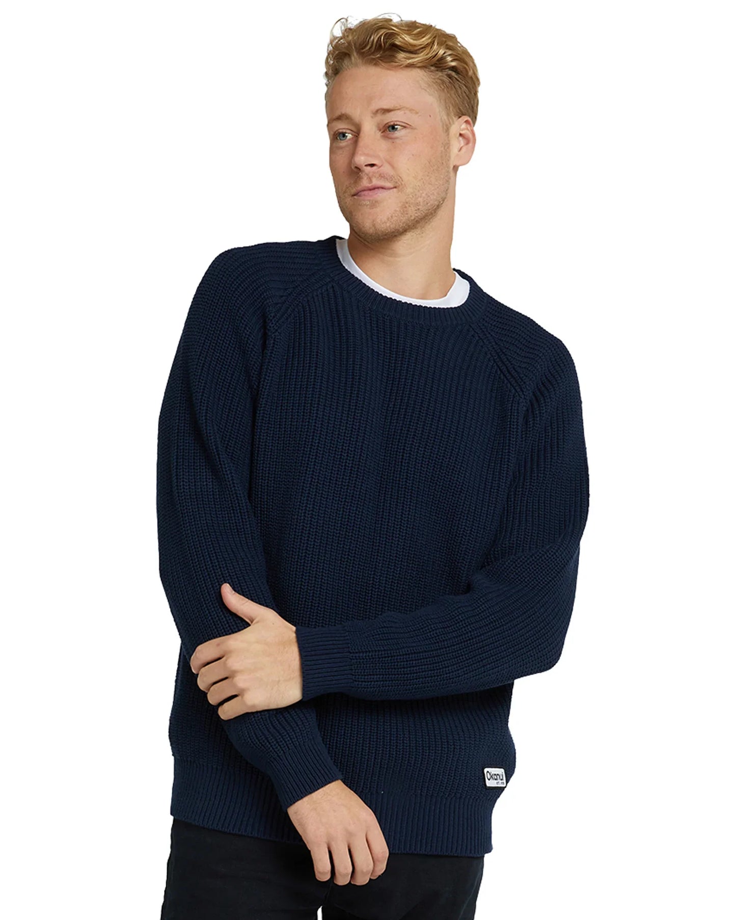 Mens - Knit Crew - Sensei - Navy