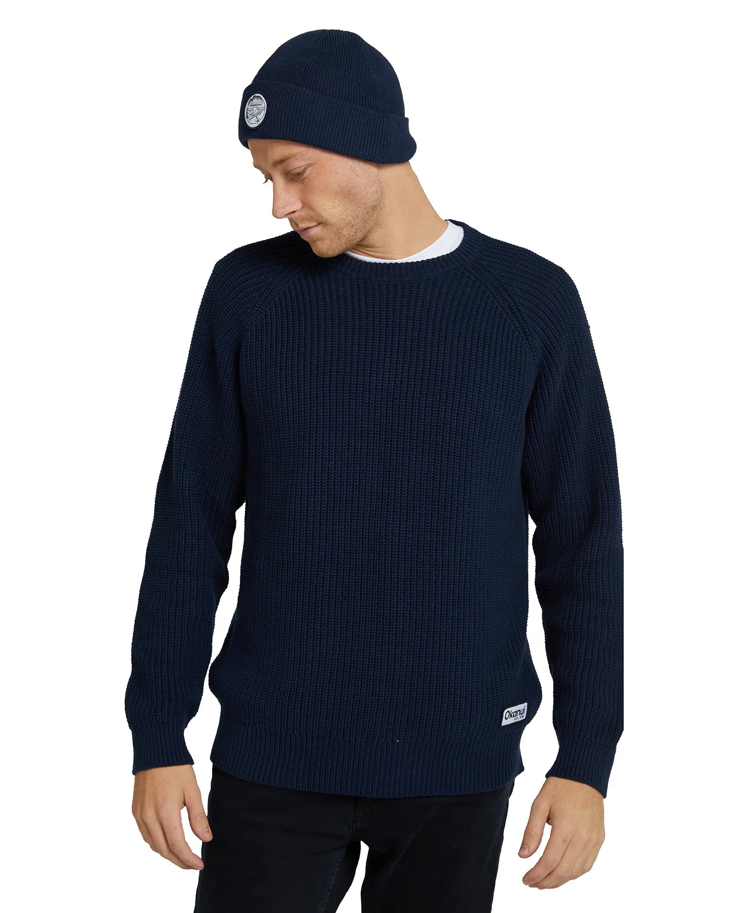 Mens - Knit Crew - Sensei - Navy