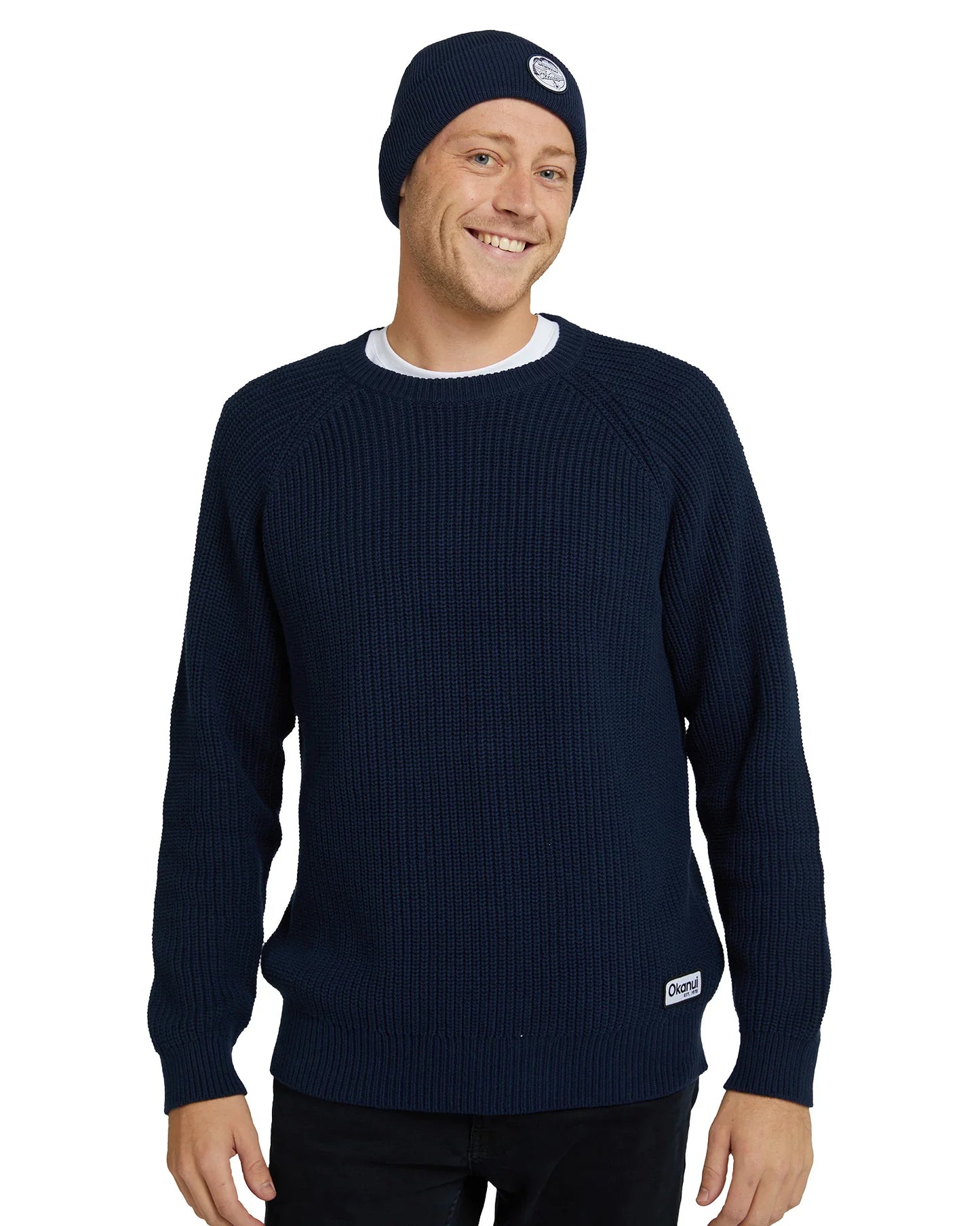 Mens - Knit Crew - Sensei - Navy
