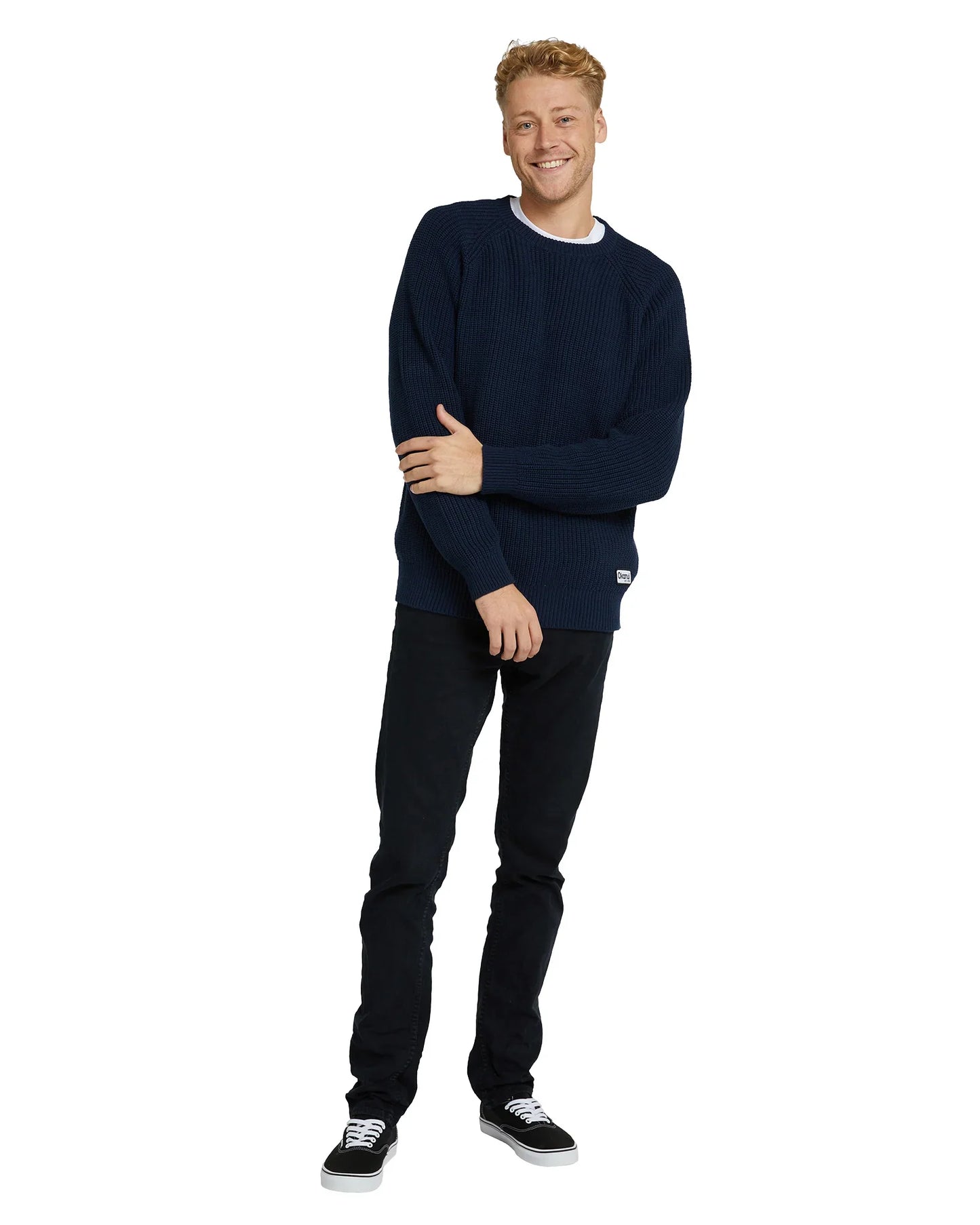 Mens - Knit Crew - Sensei - Navy
