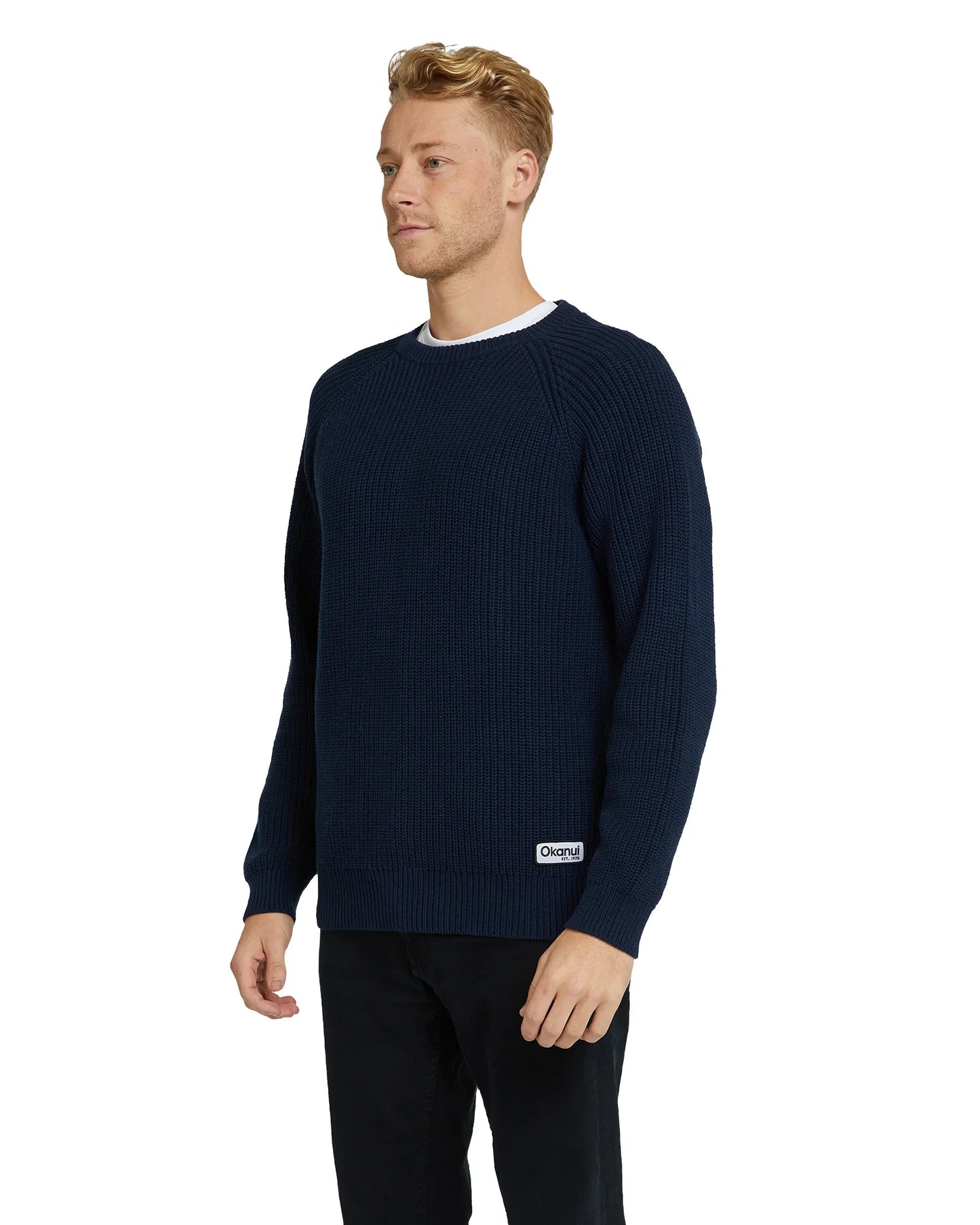 Mens - Knit Crew - Sensei - Navy