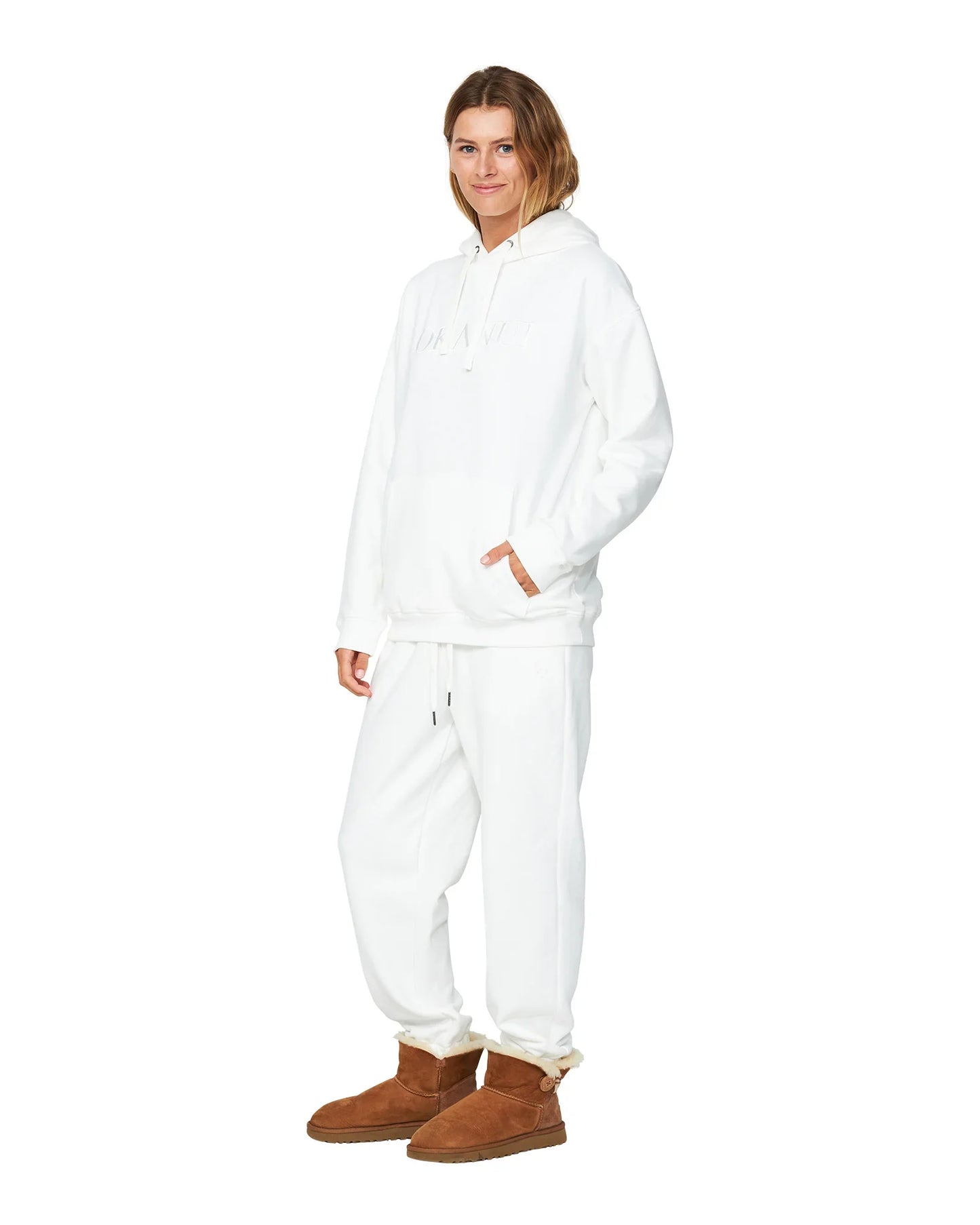 Womens - Hoodie - Dusk - Winter White