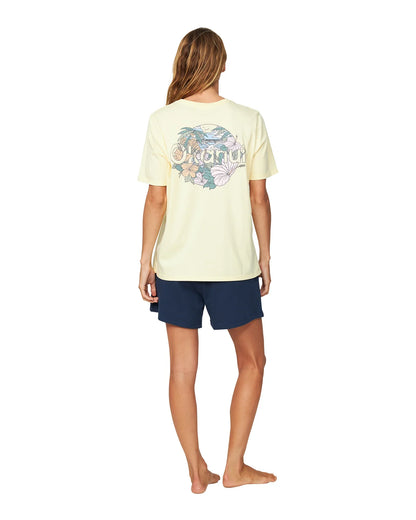 Womens - T-Shirt - Beach Club Tee - Lemon Drop