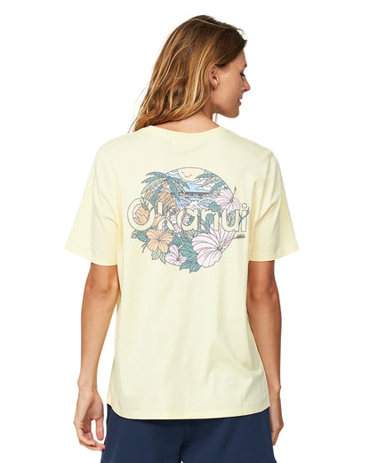 Womens - T-Shirt - Beach Club Tee - Lemon Drop
