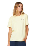 Womens - T-Shirt - Beach Club Tee - Lemon Drop