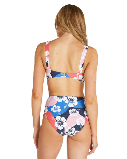 Womens - Swim Top - Bandeau Bikini Top - Pebble Blue