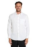 Linen Long Sleeve -Shirts - White