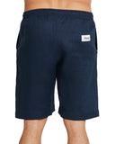 Mens - Linen Shorts - Navy