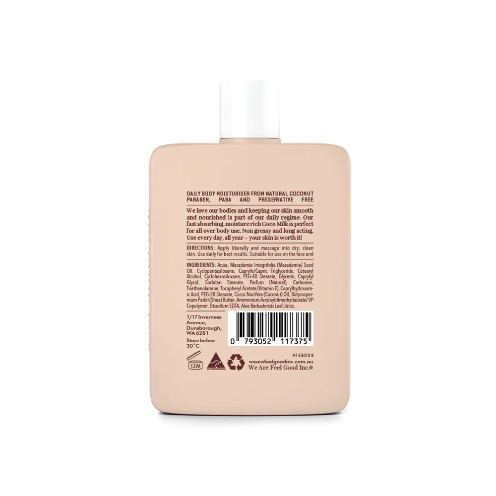 We Are Feel Good - Coco Milk Moisturiser (200mL) - (Discontinued)